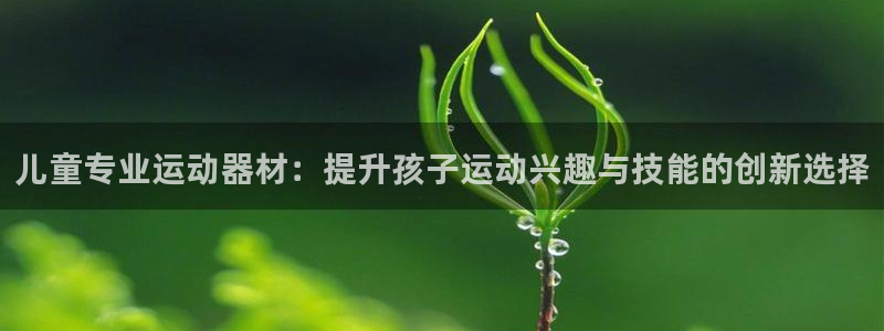 xk星空体育官网下载联系电话：儿童专业运动器材：提升孩子运动